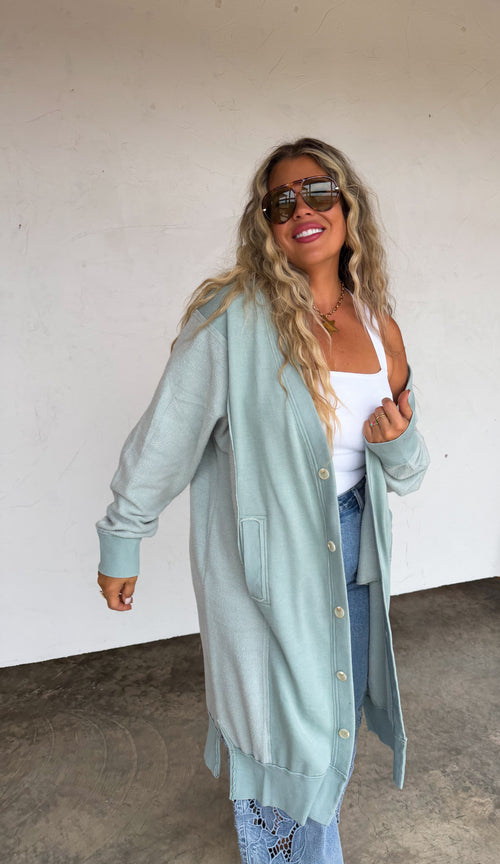 PREORDER- SPRING DESI SWEATSHIRT CARDIGAN