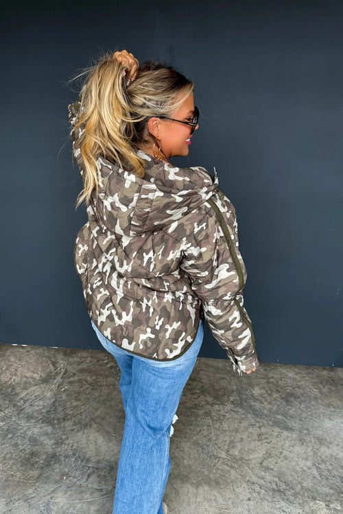 PREORDER – Printed Peyton Puffer Jacket