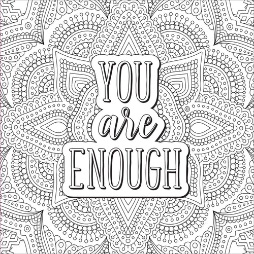 Self-Care Artist’s Coloring Book