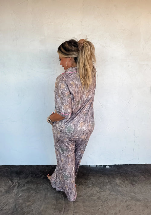Cabin Cozy Luxe Camo PJ Set | XS-2XL