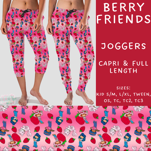 Batch #268 - November Request Run - Closes 1/10 - ETA late March - Berry Friends Full and Capri Length Joggers