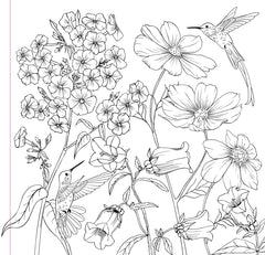 Wildflowers Artist’s Coloring Book