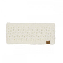 C.C Cross Cell Stitch Knit Headwrap – Ivory, Beige, Coco Berry, Denim, Taupe, Moss, Grey, Black