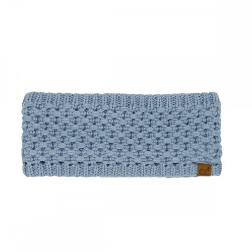 C.C Cross Cell Stitch Knit Headwrap – Ivory, Beige, Coco Berry, Denim, Taupe, Moss, Grey, Black