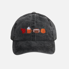Fall Vibes Embroidered Baseball Cap