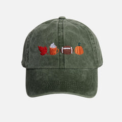 Fall Vibes Embroidered Baseball Cap