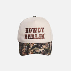 Howdy Darlin’ Two-Tone Camo Baseball Cap