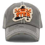 Vintage Distressed Momster Patch Baseball Cap