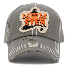 Vintage Distressed Momster Patch Baseball Cap