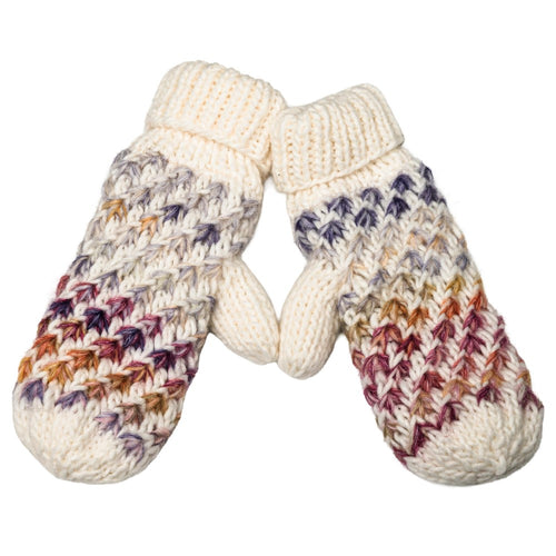 C.C Popcorn Stitch Hat & Mitten Set | Matching Cozy Winter Gift