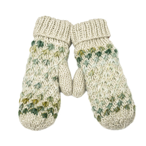 C.C Popcorn Stitch Hat & Mitten Set | Matching Cozy Winter Gift
