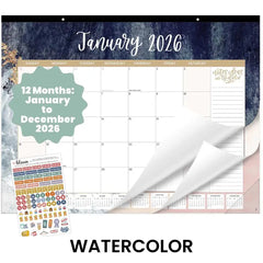 2026 Wall Calendar – Bloom Daily Planners (16" x 21")
