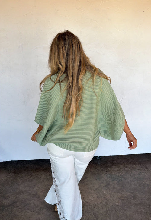 PREORDER- SPRING MEG PULLOVER PONCHO