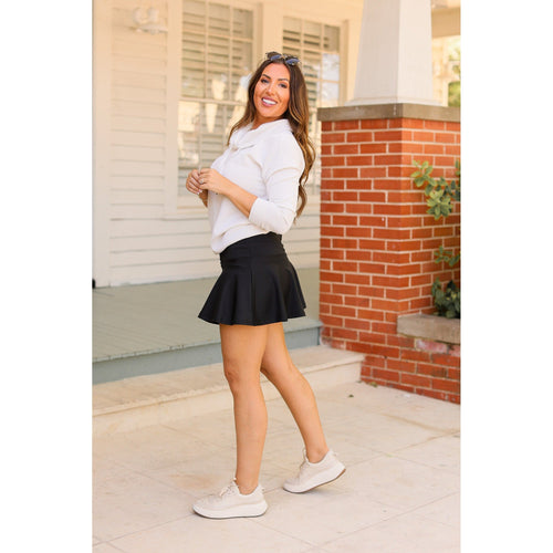 Ready to Ship | The Brielle Black Skort - Round 6