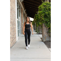 Zebra Print Panel Leggings