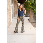 PreOrder | The Francesca Leopard Super Flare Leggings