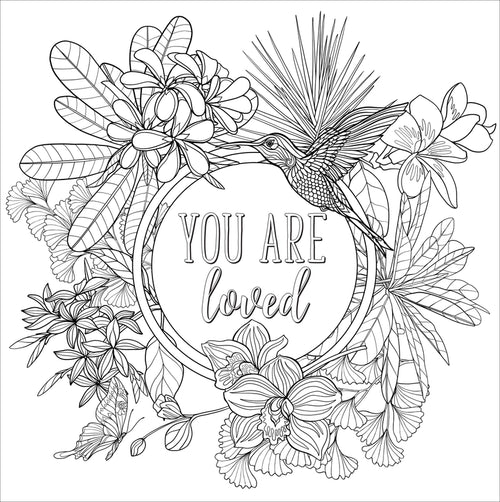 Self-Care Artist’s Coloring Book