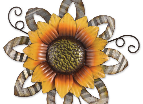 Sunflower Metal Wall Decor