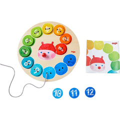 Rainbow Caterpillar Threading & Lacing Game