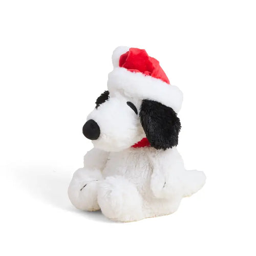 Snoopy Warmies Plush with Santa Hat – 13-inch microwavable lavender-scented plush.