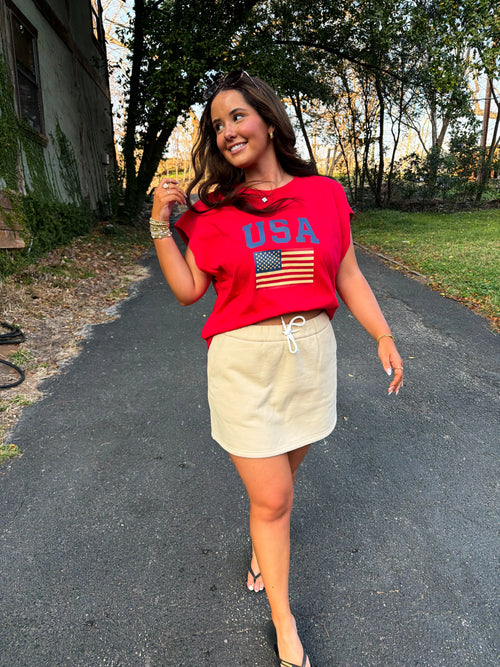 PREORDER // Maren Fleece-Lined Jogger Skirt (XS-3XL)