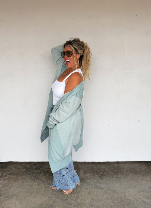 PREORDER- SPRING DESI SWEATSHIRT CARDIGAN