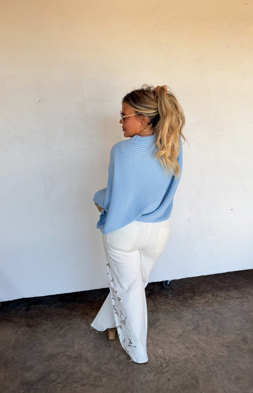 PREORDER- SPRING MEG PULLOVER PONCHO