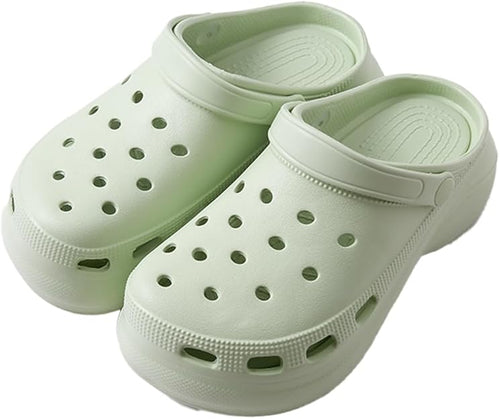 Women's Soft Sole High-Heeled Clog Slippers