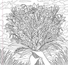 Wildflowers Artist’s Coloring Book