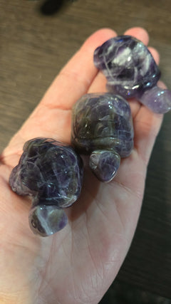 Amethyst Crystal Turtle – Gemstone Decor
