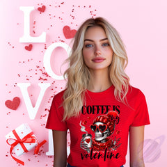 Valentine’s Day Bella Canvas T-Shirts – Sizes Small to 5XL in Red or Black – Super Soft Unisex Jersey Crew Neck