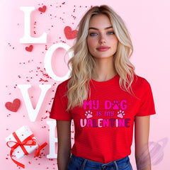 Valentine’s Day Bella Canvas T-Shirts – Sizes Small to 5XL in Red or Black – Super Soft Unisex Jersey Crew Neck