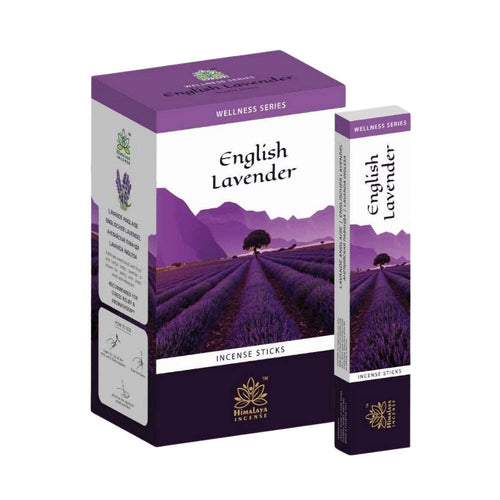 English Lavender Incense Sticks – Himalaya Wellness Series | 1 Box