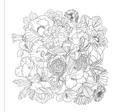 Wildflowers Artist’s Coloring Book