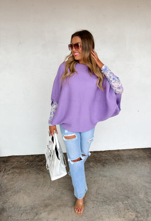 PREORDER- SPRING MEG PULLOVER PONCHO