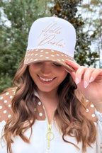 Hello Darlin Polka Dot Baseball Cap