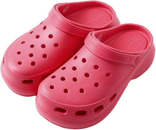 Women's Soft Sole High-Heeled Clog Slippers