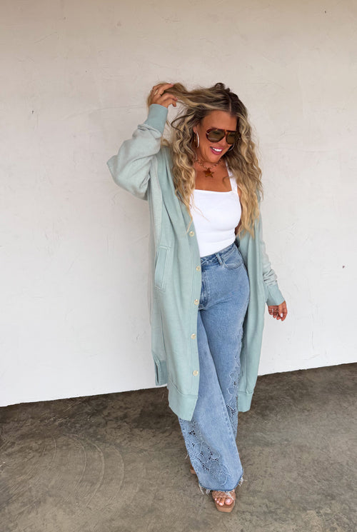 PREORDER- SPRING DESI SWEATSHIRT CARDIGAN