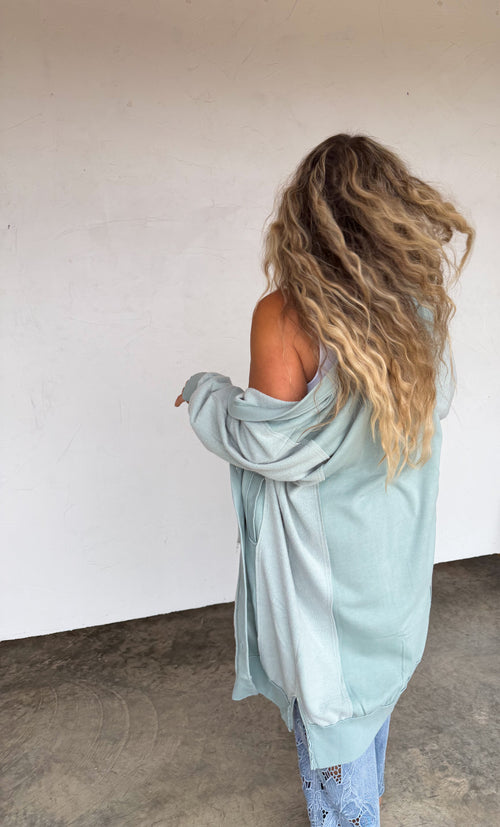 PREORDER- SPRING DESI SWEATSHIRT CARDIGAN