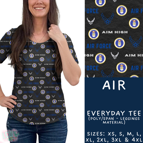 Batch #414 - Military 2 Collection - Closes 9/17 - ETA early Nov - Air Everyday Tee
