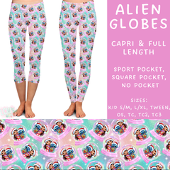 Batch #220 - Christmas Magic - Closes 10/21 - ETA late Nov - Alien Globes Full and Capri Length Leggings