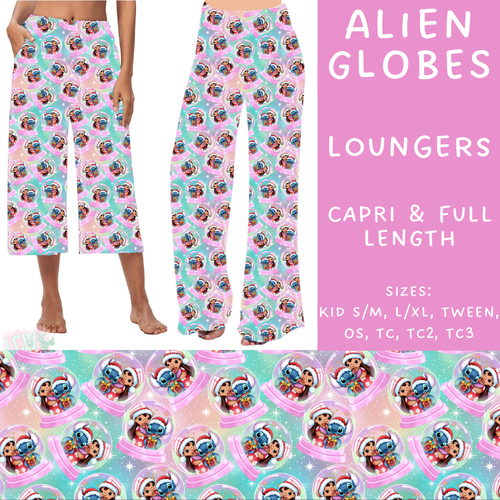 Batch #220 - Christmas Magic - Closes 10/21 - ETA late Nov - Alien Globes Capri and Full Length Loungers