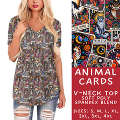 Batch #274 - Fun Run 7 - Closes 1/22 - ETA late March - Animal Cards V-Neck Tee