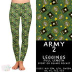 Batch #414 - Military 2 Collection - Closes 9/17 - ETA early Nov - Army 2 Full Length Leggings