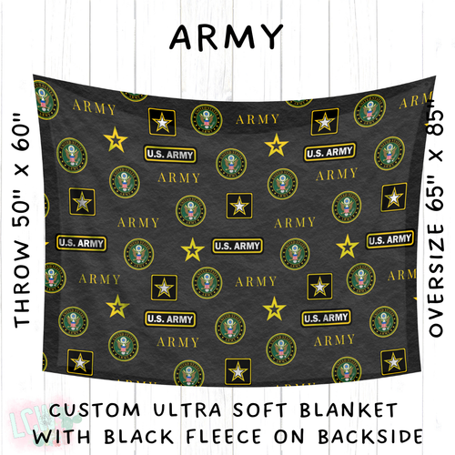 Batch #414 - Military 2 Collection - Closes 9/17 - ETA early Nov - Army Blanket