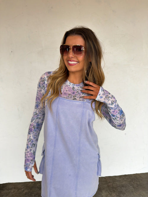 PREORDER- SPRING MILLIE OVERALL DRESS