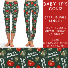 Batch #217 - Christmas Spirit - Closes 10/16 - ETA late Nov - Baby It's Cold Full and Capri Length Leggings