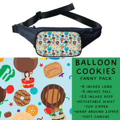 Batch #276 - Fanny Packs & Drawstring Backpacks - Closes 1/24 - ETA late March - Balloon Cookies Fanny Pack