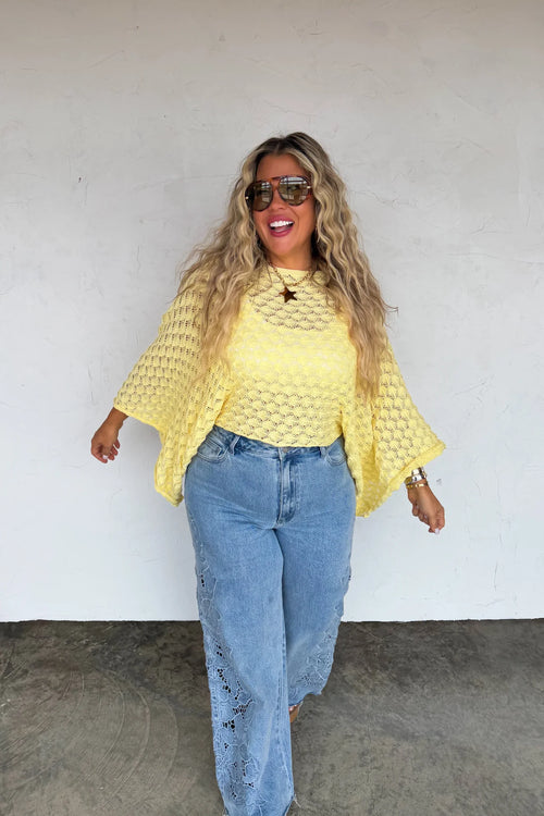 PREORDER – Spring Free Spirit Bell Sleeve Knit Top