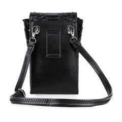 Skull Design Cell Phone Holder Crossbody